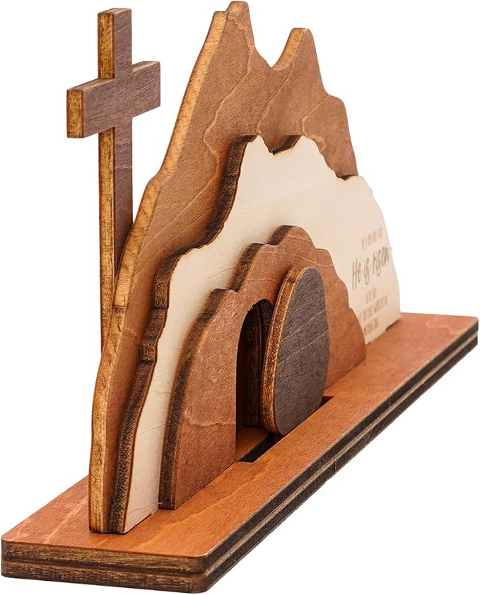 He is Risen Easter Decor Empty Tomb Easter Decoration Resurrection