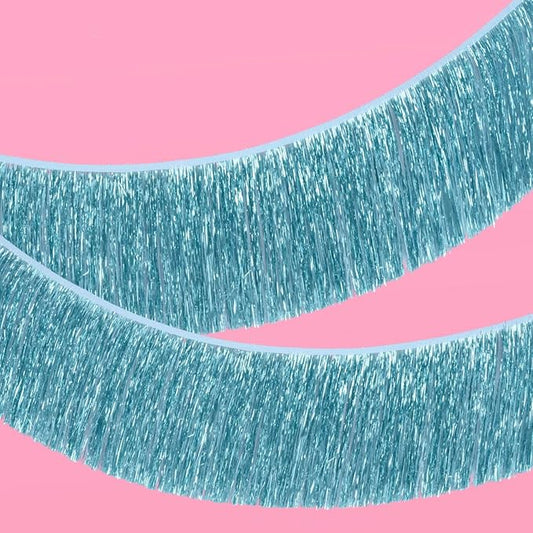 Xo Fetti Blue Fringe Banner 5 Ft Bachelorette Party Decorations