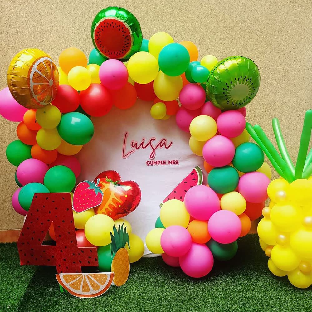 149pcs Twotti Fruity Balloon Arch Kit - Pastel Pink Yellow Green