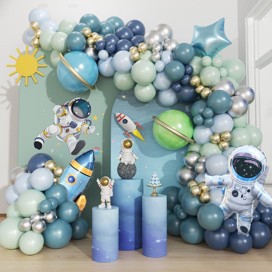 167pcs Space Balloons Arch Kit - Outer Space Party Decorations with