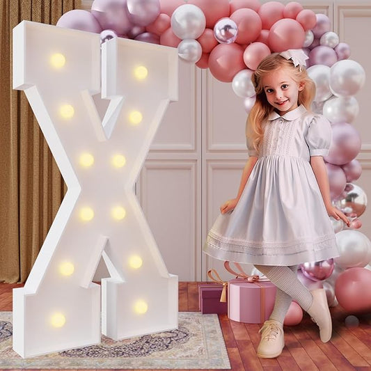 imprsv 4FT Marquee Light Up Letters for Birthday Party Decorations #12