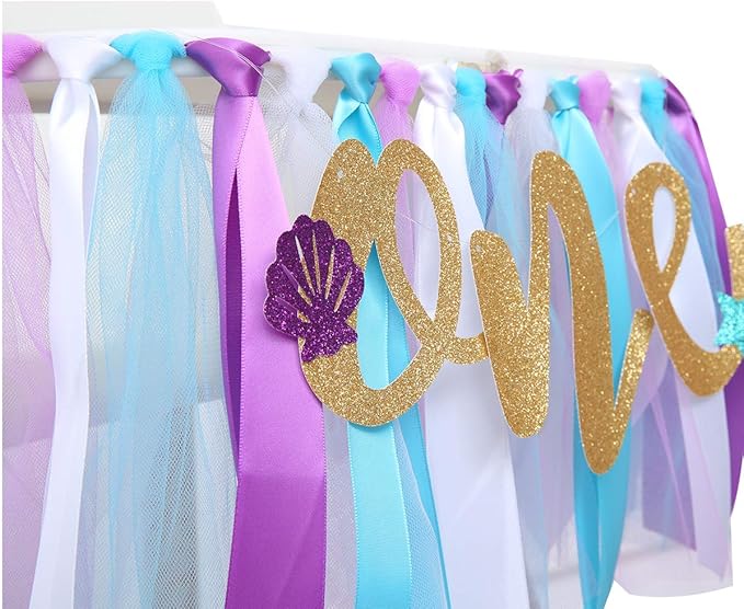 Mermaid Skirt For 1st Birthday Party Supplies For Highchair Tutu