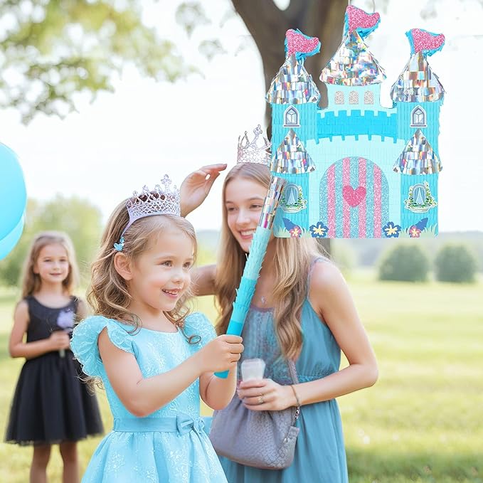 Princess Castle Piñata Ice Castle Piñata Blue Princess Party
