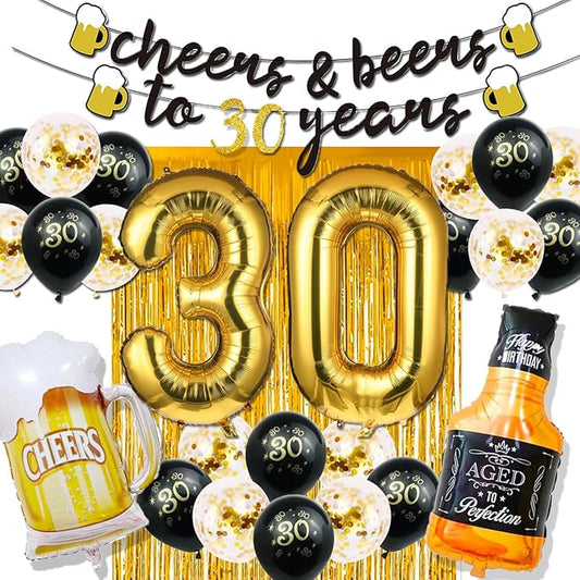 30th Birthday Decorations for Him 30 Birthday Decorations for her