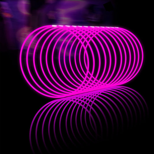 Glow Fever Glow Sticks Bulk 100ct 22'' Glow Necklaces with Connectors,
