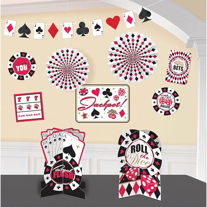 Casino Party Decorating Kit