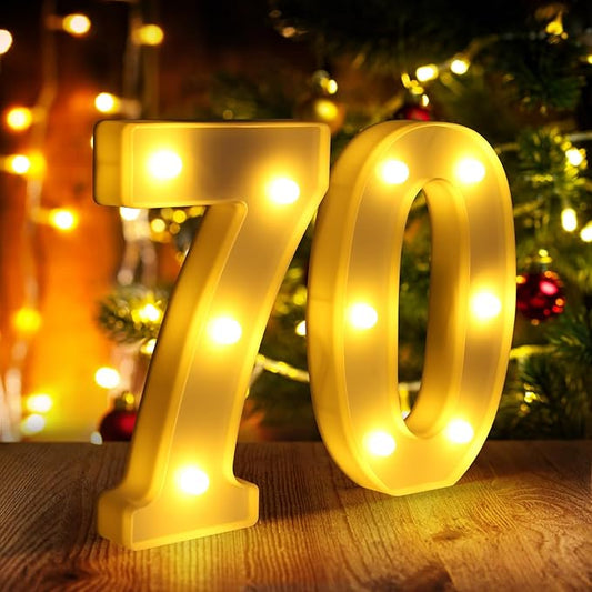 70th Birthday Decorations for Women Men Happy 70 Birthday
