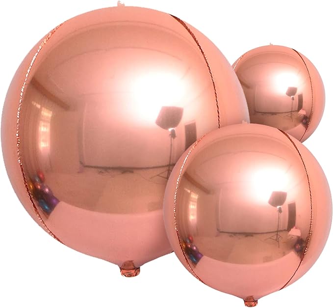 KatchOn, Big Rose Gold Balloons - 22 Inch, Pack of 14 | Rose Gold