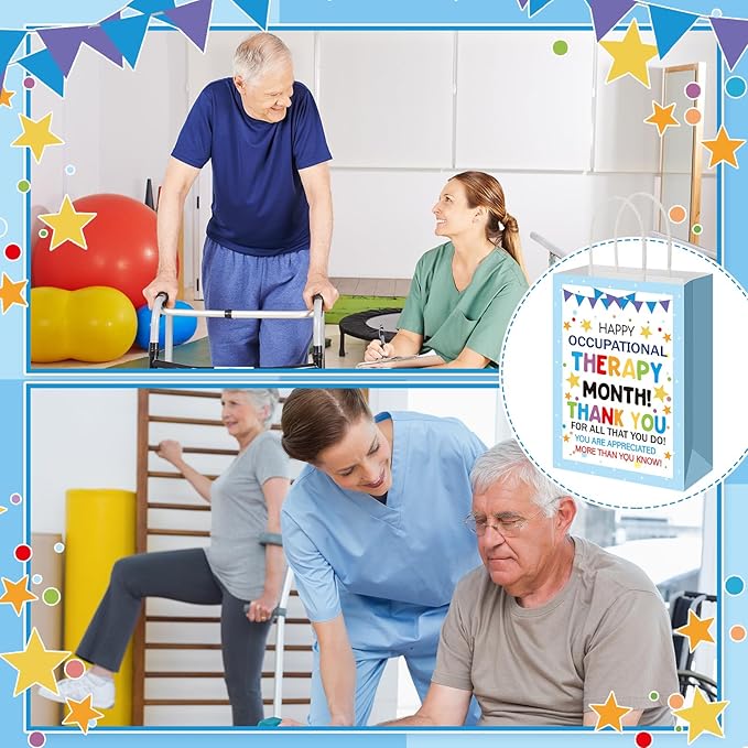 24 Pcs Occupational Therapy Month Gifts Bags OT Thank You