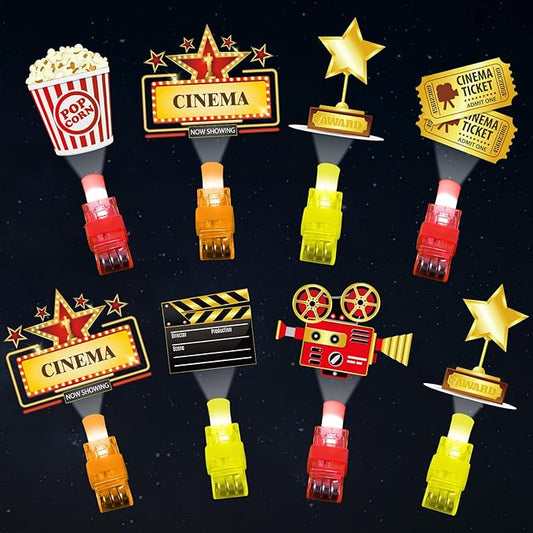 36Pcs Movie Night LED Finger Lights Movie Theme LED Finger Lights