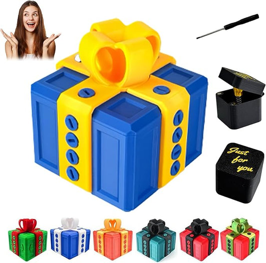 Gotcha Box The Annoying Present,Annoying Gift Box with 3D Printed