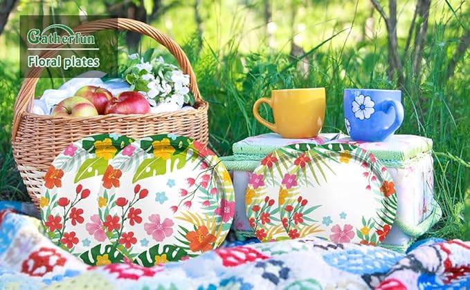 Tropical Luau Party Supplies Kit for 20 Aloha Hawaiian Party