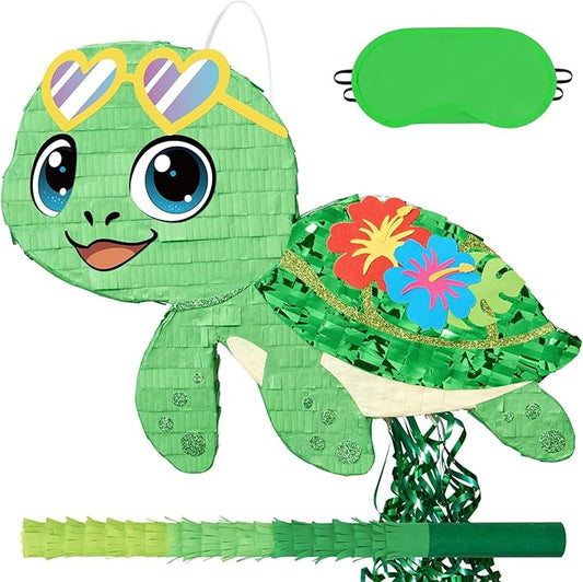 WERNNSAI Turtle Piñata - Ocean Party Decorations Hawaiian Turtle