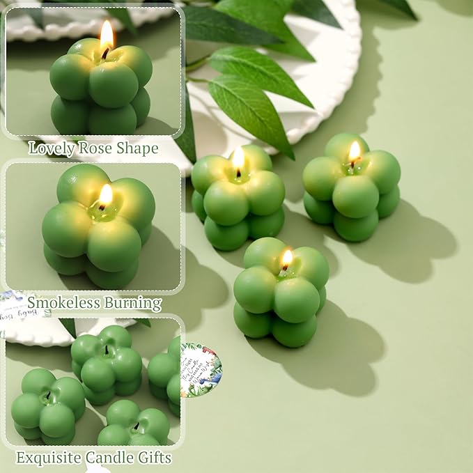 24 Sets Dinosaur Baby Shower Favors Small Bubble Candle Baby Shower