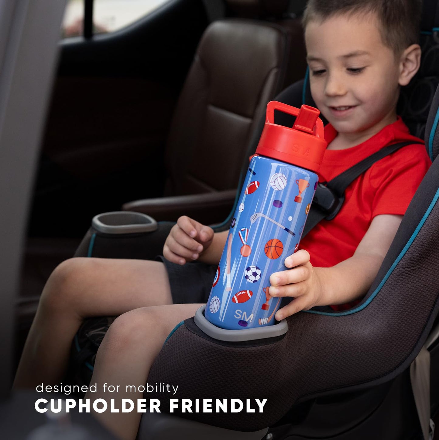 Simple Modern Kids Summit Water Bottle with Straw Lid | 18oz Stainless