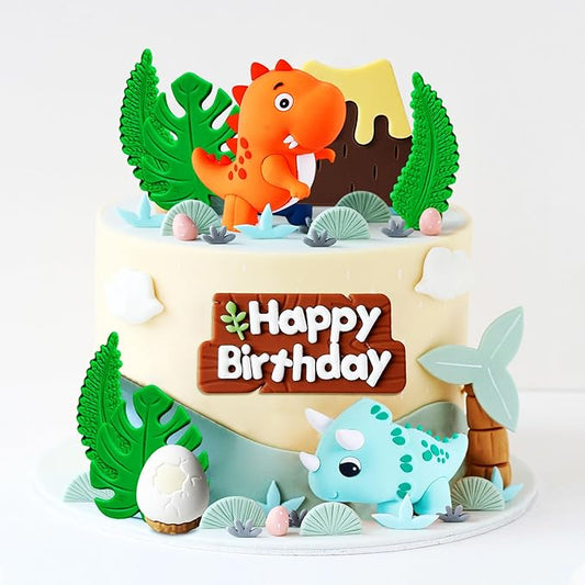Dinosaur Cake Topper Luxury Little Dinosaur Cake Decorations Little