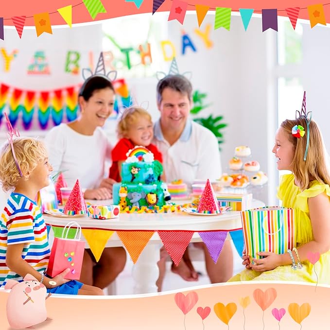 36 Pcs Unicorn Party Favors Headbands for Girls Colorful Unicorn