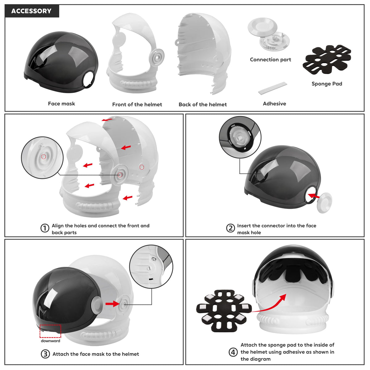 Kids girls boys Astronaut Costume with Space Helmet,8-9/150