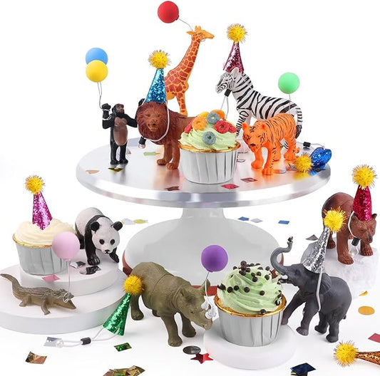26 PCS Jungle Animal Birthday Party Decorations with Safari Animal