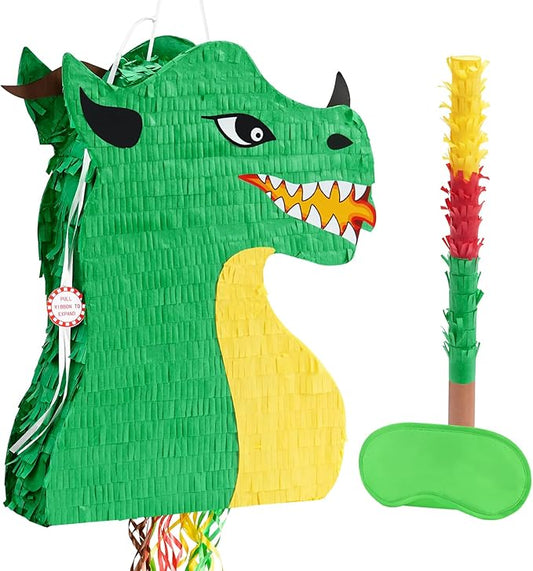 Foldable Dragon Piñata Dinosaur Birthday Party Supplies Dino