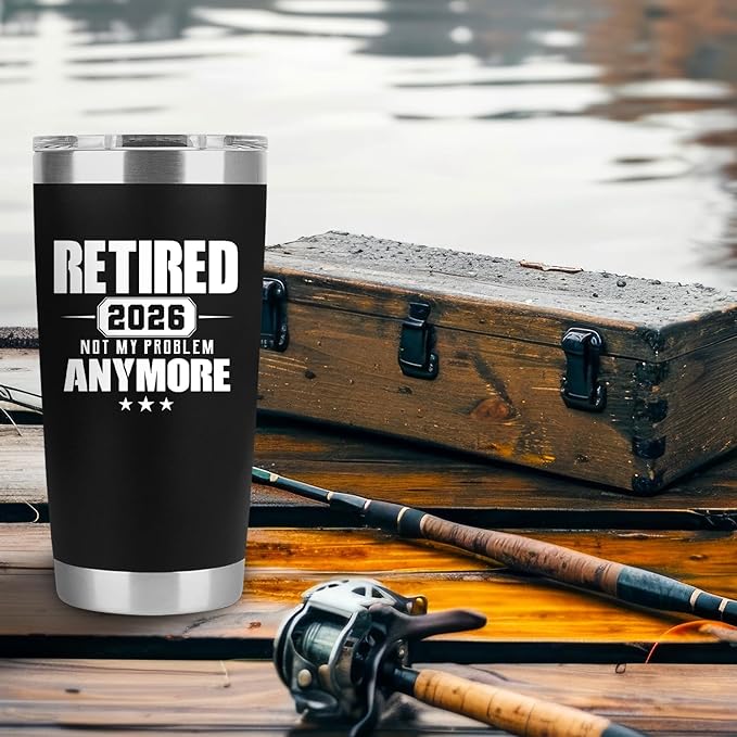 Retirement Gifts for Men 2026 - Retired Not My Problem Anymore -