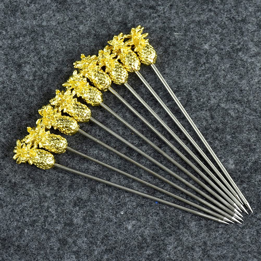 RR-RUOSHUI Pineapple Cocktail Picks Martini Picks for Appetizer