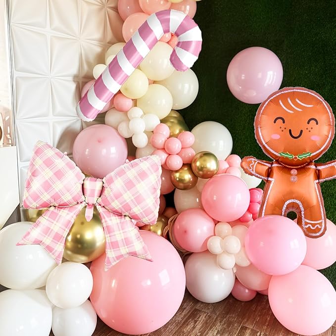Christmas Balloon Arch Kit 120 PC Pink and Gold Balloon Arch