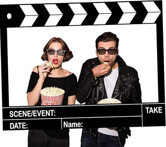 Large Wooden Movie Night Party Decorations Movie Night Photo Booth