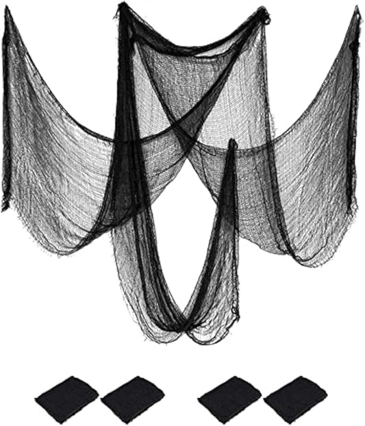 4 Pack Halloween Creepy Cloths Scary Spooky Cloth Creepy Gauze 30