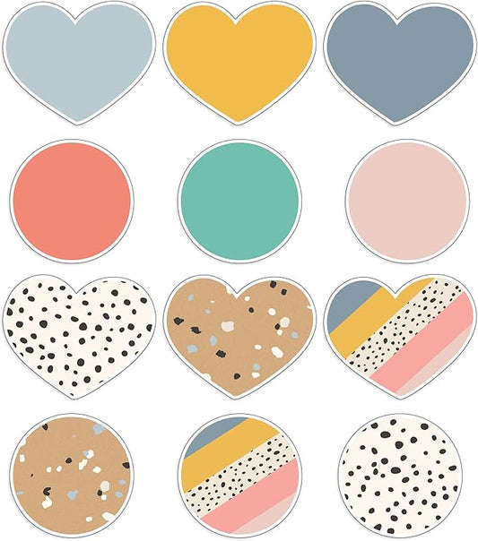 Carson Dellosa Education We Belong 36-Piece Boho Decor, Pastel and