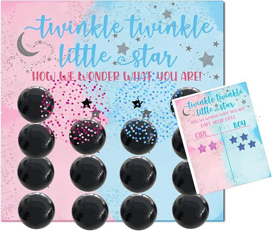 Rool Baby Gender Reveal Ideas Party Supplies Pack Cast your Vote