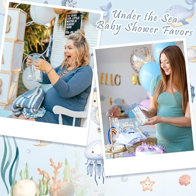 145 Pieces Under the Sea Baby Shower Favors for Guest Ocean Animal