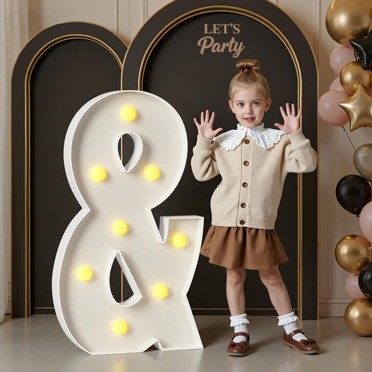 Mixifox Marquee Letters 3 Feet Tall, 3FT Large Light up Letters &, Big