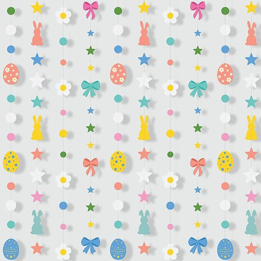 Easter Garland 3.2 Feet 10 Strings No DIY Easter Decorations