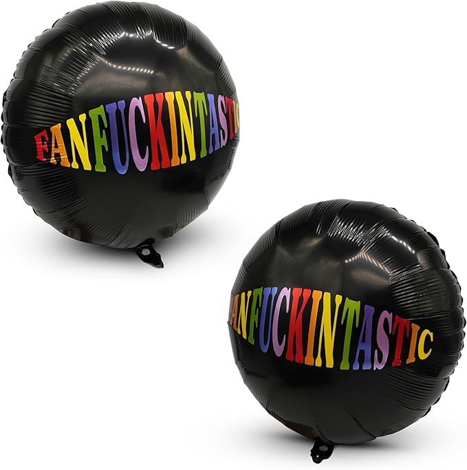 XL Foil Balloons (2 Pack) – Fanf*ckingtastic, Adult Party