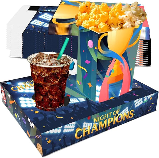 Movie Night Supplies(24pcs)-Neon Style Movie Night Snack
