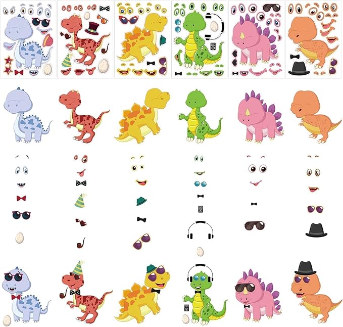 204PCS Dinosaur Party Favors Dinosaur Birthday Party Decorations