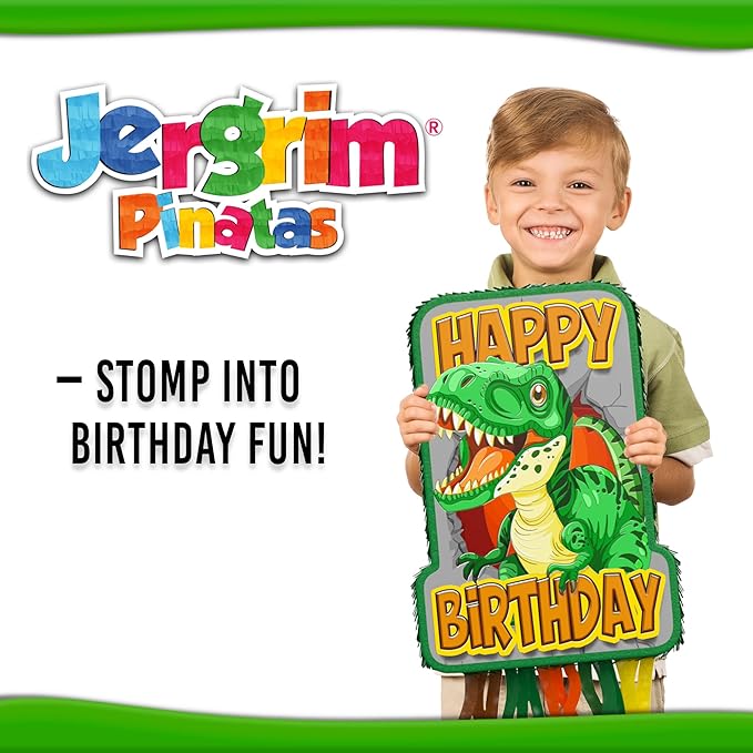 Dinosaur Birthday Pinata 4 Pc Set T Rex Jurassic Party Supply Dino