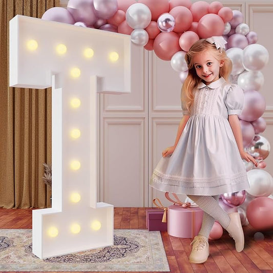 imprsv 4FT Marquee Light Up Letters for Birthday Party Decorations #7
