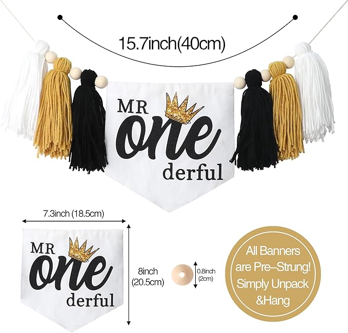 Mr Onederful Baby First Birthday Party Decorations Mr Onederful High