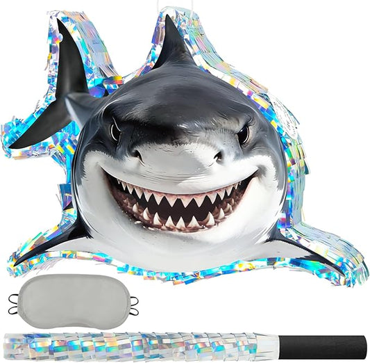 Shark Piñata - Under the Sea Party Decorations Great White
