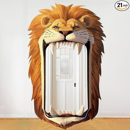 Jungle Animals Birthday Party Decorations Lion Porch Banner Backdrop