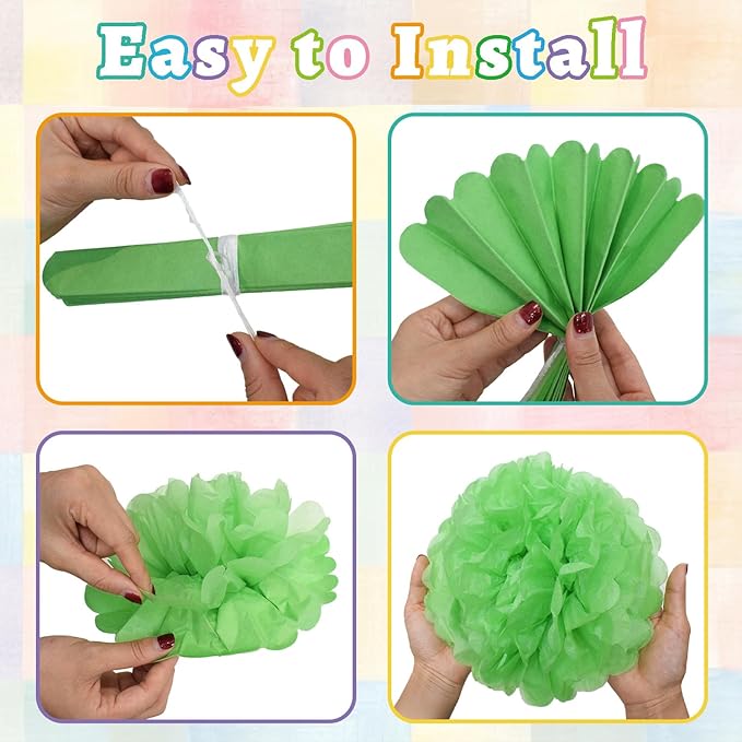 25Pcs Easter Decorations Set with Happy Easter Banner Easter Egg