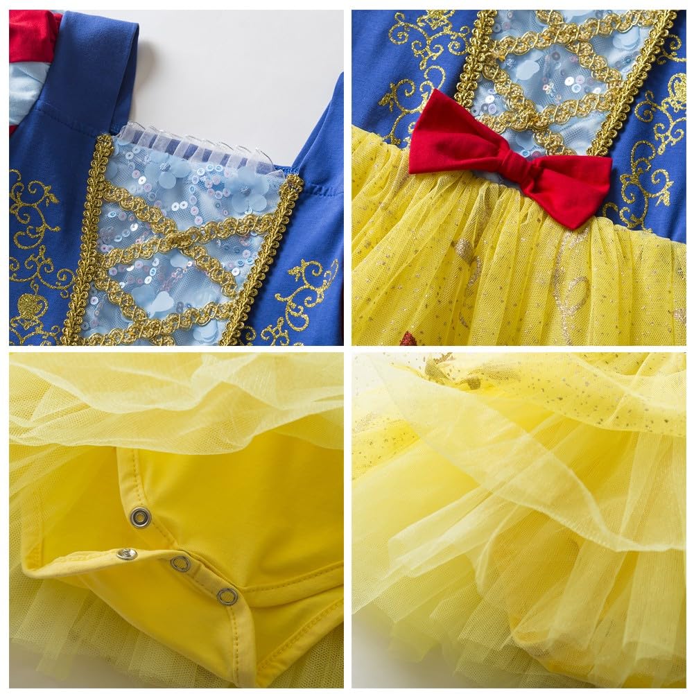 Snow White Princess Leotards for Baby Girls Ballet Dance Tutu
