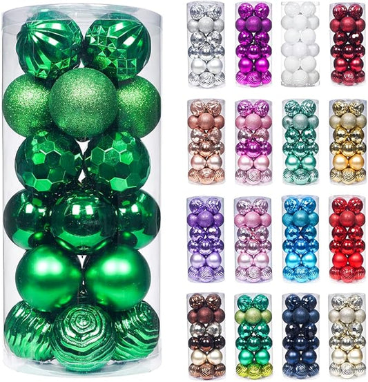 XmasExp 60mm/2.36" Christmas Ball Ornaments Shatterproof Christmas #3