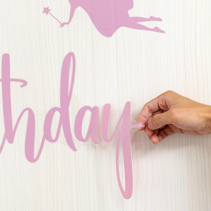 Fairy First Birthday Decal First Birthday Party Decorations Decal