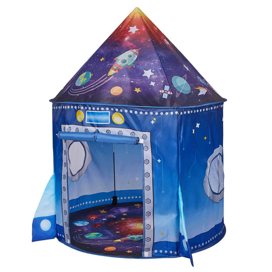 Kaivee Rocket Ship Space Pop Up Play Tent for Kids-Astronaut Pretend