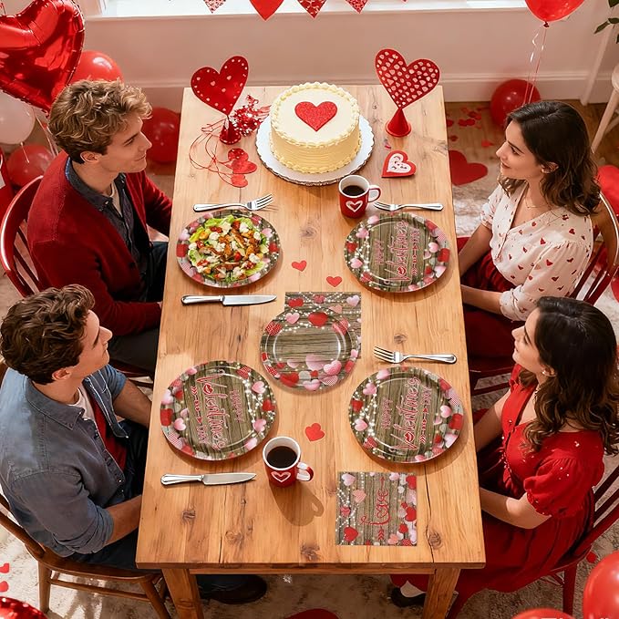 200Pcs Valentine's Day Decorations Happy