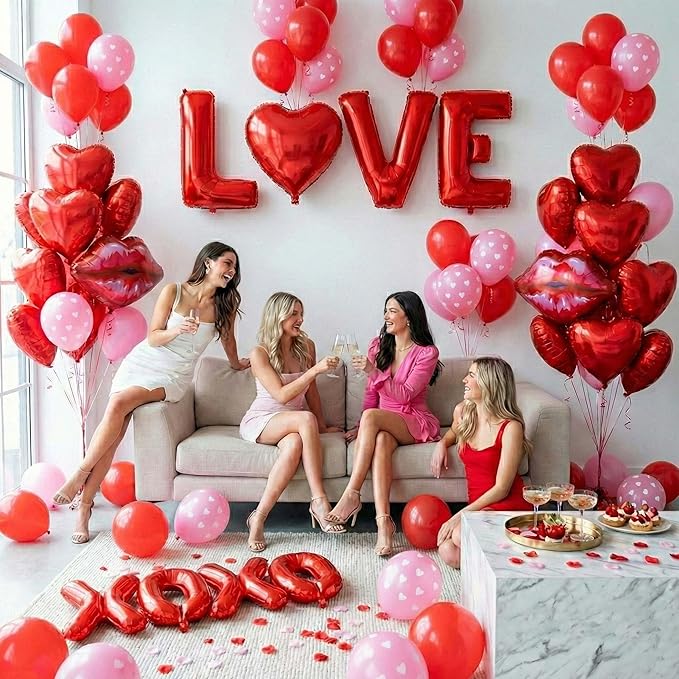 Valentine's day Balloon Garland kit 125Pcs Valentines Day Balloon