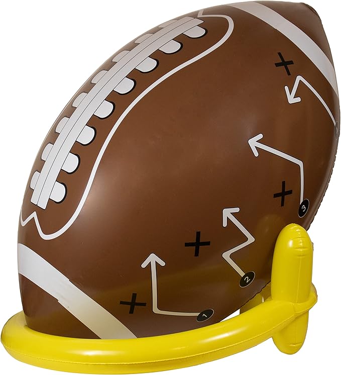 40 Giant Jumbo Inflatable Football with Tee Set for Football Party